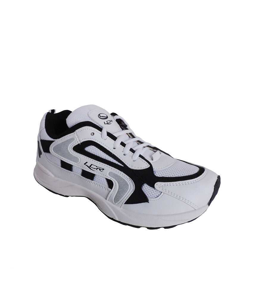 Lancer White And Black Sports Shoes