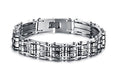 Trendy Lions Men's Italian stainless steel Heavy duty Luxury bracelet
