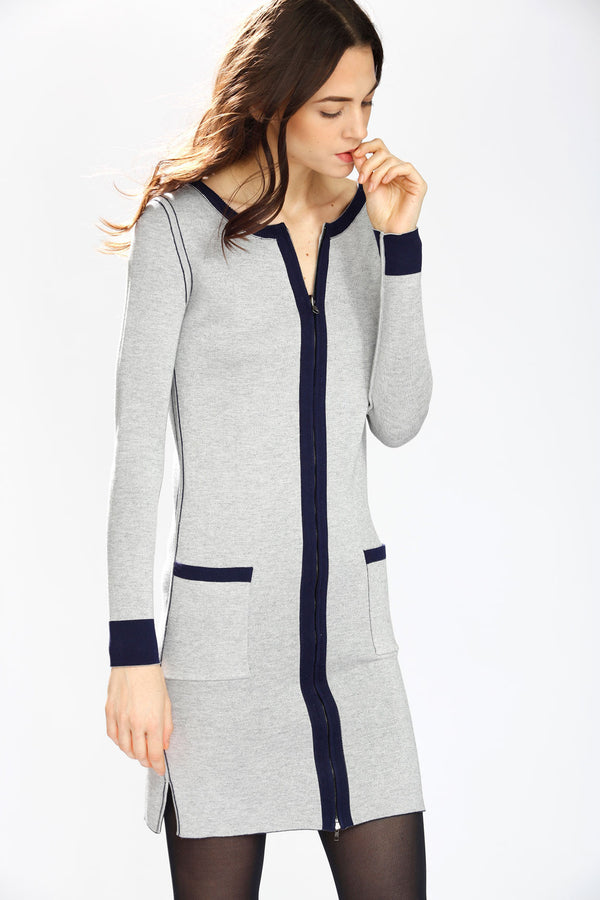 Danielle – Navy/Grey