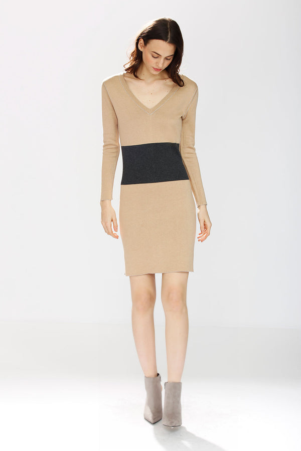 Erin - Camel/Grey